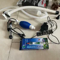 لوازم جانبی اکواریوم همراه یک عدد اکواریوم ۱۹*۲۸