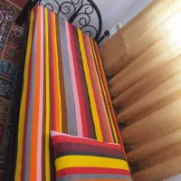 تخت ی نفره فلزی همراه کفی و تشک