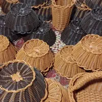 کسب درآمد در منزل و آموزش با سبد بافی