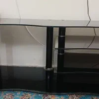 میز شیشه ای تلویزیون