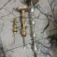 سه عدد تنه قلیان برنجی