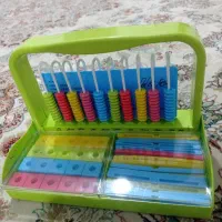 چرتکه دارای چوب خط دارای جدول ضرب و جورچین