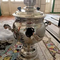 سماور گازی ۱۵ لیتری و سرویس سماور