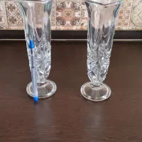 گلدان کریستال جفت