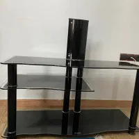 میز تلویزیون شیشه ای