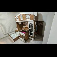 تخت دو نفره کلبه