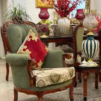 مبلمان استیل سلطنتی مبل و نهار خوری ( نو‌ جهیزیه