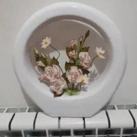 گل وگلدان سرامیکی وتابلو