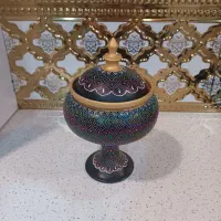 شکلات خوری..پارچ سفالی..پروانه مسی