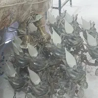 لوستر برنجی ۱۶ شاخه