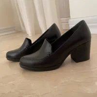 کفش چرم مشکی