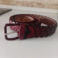 کمربند چرم طبیعی