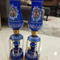شمعدونی آبی شاه عباسی