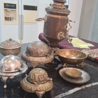 سماور ذغالی مسی قدمت دار