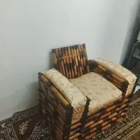 صندلی با چوب بامبو