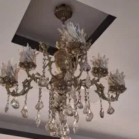 لوستر برنز هشت شاخه هشت میلیون