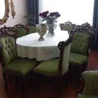 مبل و میز نهار خوری استیل