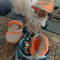 کالسکه و کریر و روروک کاملا سالم مارک چیکو