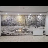 تهیه و اجرای کاغذ دیواری صد در صد قابل شستشو