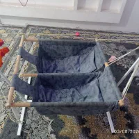 گهواره دوقلو سالم تمیز مرتب