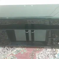 میز تلویزیون شیشه ای