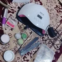 دستگاه یووی و سوهان برقی باهم