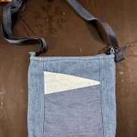 کیف دستی شونه ای آبی