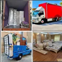 اتوبار حمل نقل اثاثیه کشی منزل ماشین باکارگر 60 تخ
