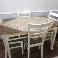 میز ناهارخوری ۴ نفره چوب محکم