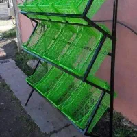 چرخدار و ثابت قفسه تره بار و میوه