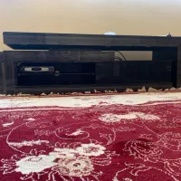فروش میز tv جنس هایگلس طرح حجمی و سایز متغیر