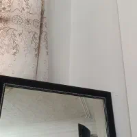 آینه قدی دور مشکی ساده