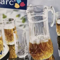 پارچ لیوان و جایخی و نیم لیوان اصل فرانسه