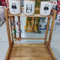 استند اسپرسو(قهوه ساز) چوبی