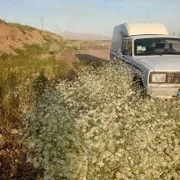 مزدا دوکابین مدل ۱۴۰۰ گلگیر سمت راست رنگ خط وخش ج