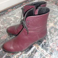 نیم بوت چرم اصل ماد