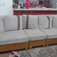 مبل ال در حد نو میز جلو مبلی