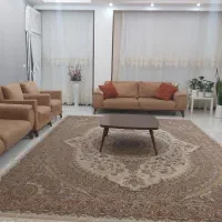 دو تخته فرش و پرده پذیرایی