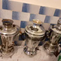 ظرفمس و سماور قدیمی. یخچال