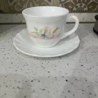 فنجان و نعلبکی لومینارک دو دست