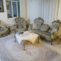 مبلمان سلطنتی ورق طلا در حد نو