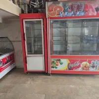 ۲عددیخچال ویترینی یک عددتاپینگ بستنی