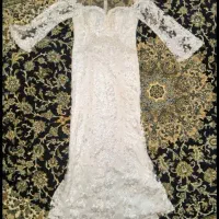 لباس عروس عقد فرمالیته سفید سایز ۴۰ تا ۴۴