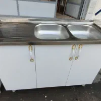 کابینت آماده زیر سینک کابینت ظرفشویی لگن راست