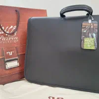 کیف اداری چرم طبیعی چرم پروین