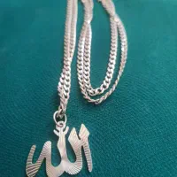 زنجیر کارتیر نقره با پلاک الله