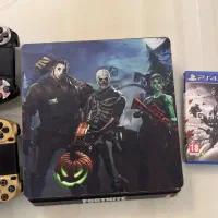 Ps4 اسلیم یک ترابایت دو دسته با بازی ghostofsushim