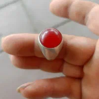 انگشتر عقیق سرخ یمنی