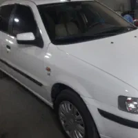 پژو سمند سفید دوگانه دست