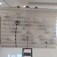 2عدد پرده زبرا  2متر عرض طول 145